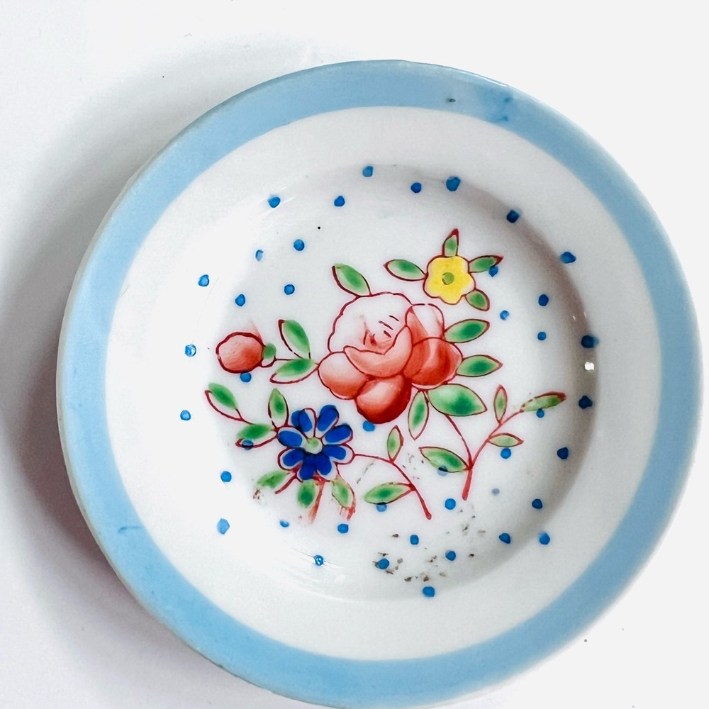 Made in Japan vintage hand painted mini-plate